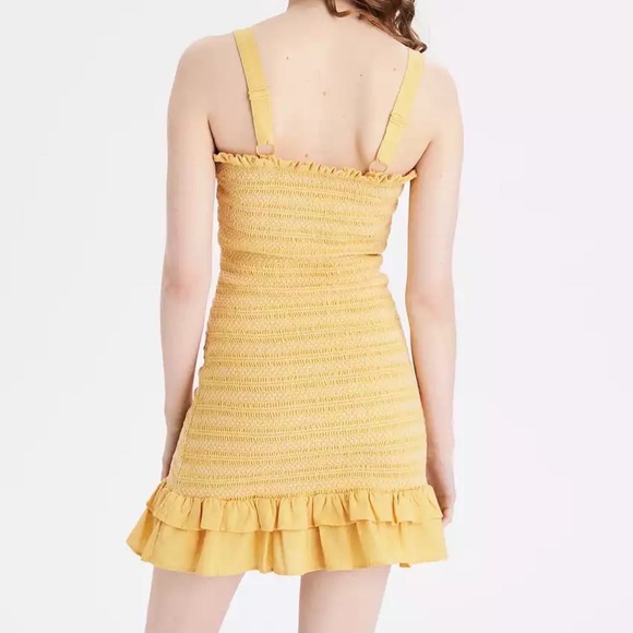 Smocked Bodycon Mini Dress - Picture 5 of 9